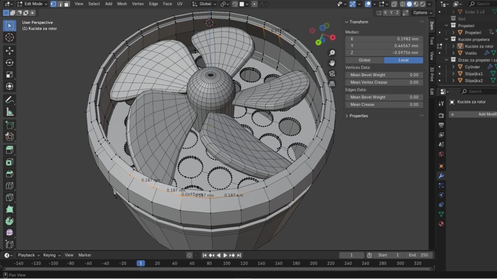Prototip u blenderu