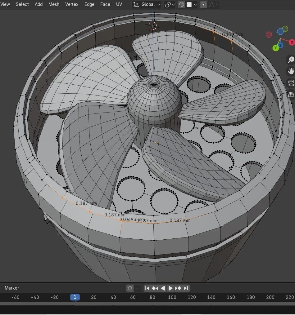 Prototip u blenderu